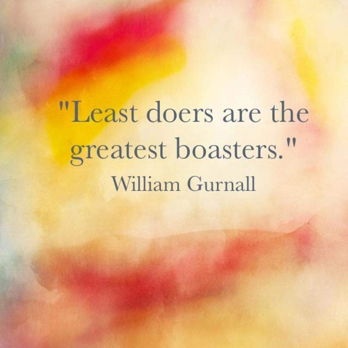 Bragging braggart boasting brag quotes braggadocio yourself person meaning do never dealing boastful quotesgram example majority two ci ga who